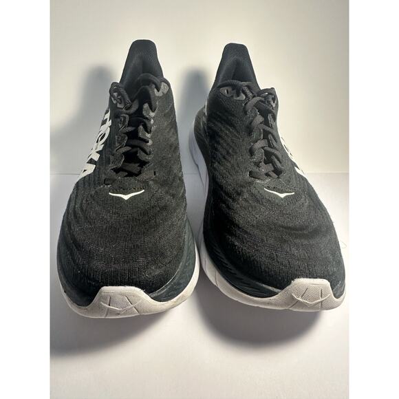 HOKA ONE ONE Mach 6 Men’s Size 10D Running Shoes Black White Lightweight Trainer - Picture 5 of 9